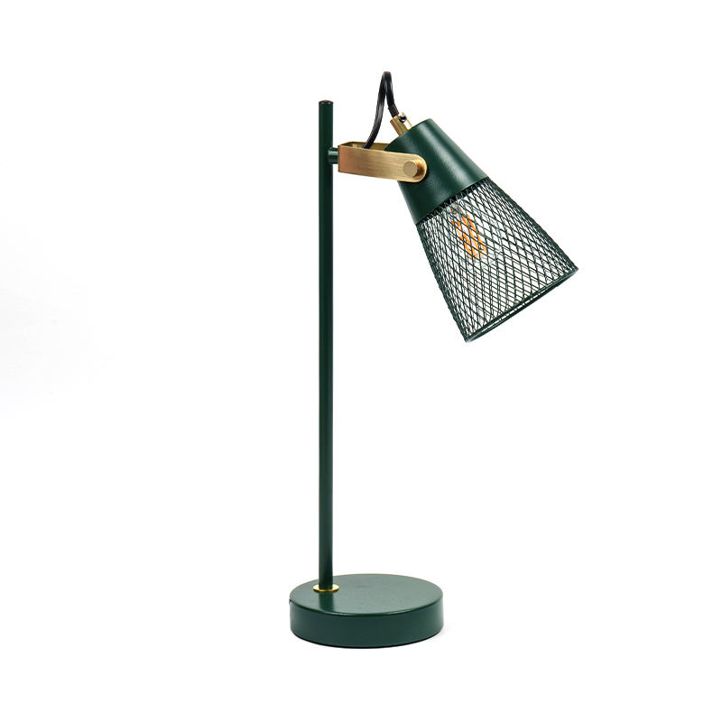 Отель спальня металлическая полость железной настольной лампы