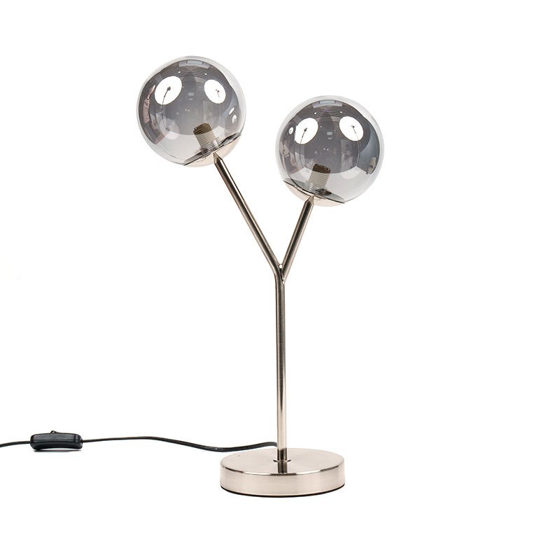 Сферическая стеклянная лампа с двумя головами