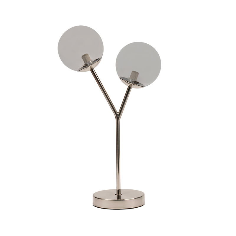 Сферическая стеклянная лампа с двумя головами