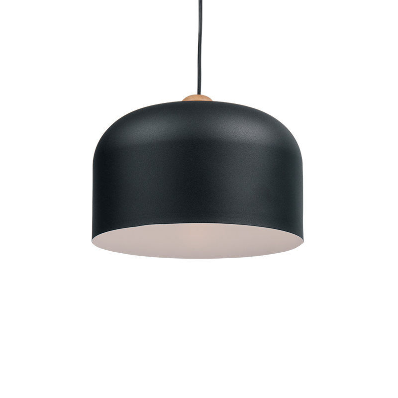 Винтажная блэк -металлическая люстра купола