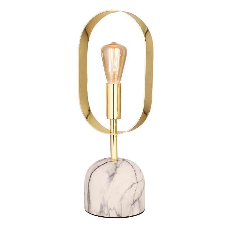 Настольная лампа металлическая рама